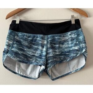 Lululemon Speed Up Shorts Size 6 Bluewater